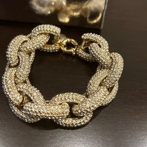 J Crew Original Pave Link Bracelet